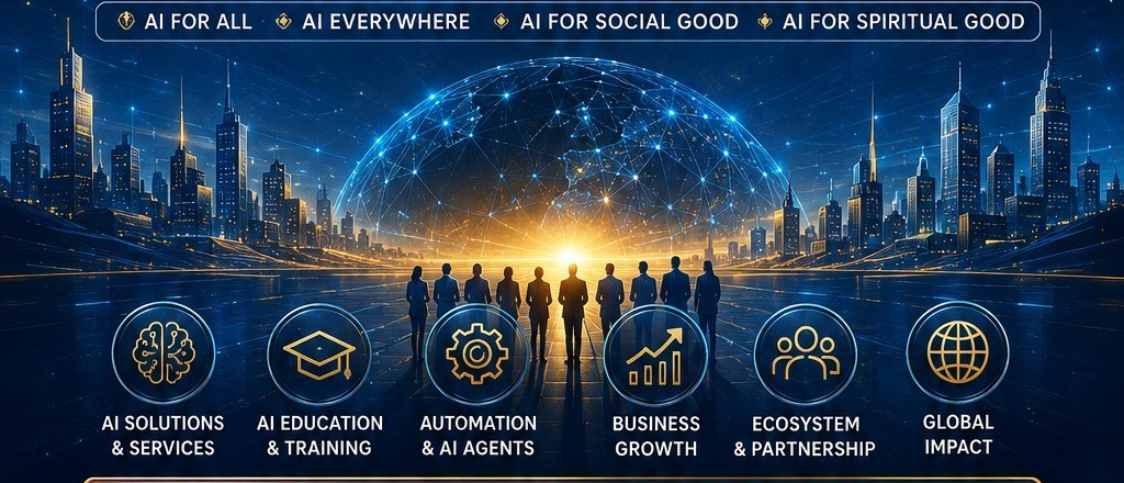 People connected through the NITAI AI ecosystem